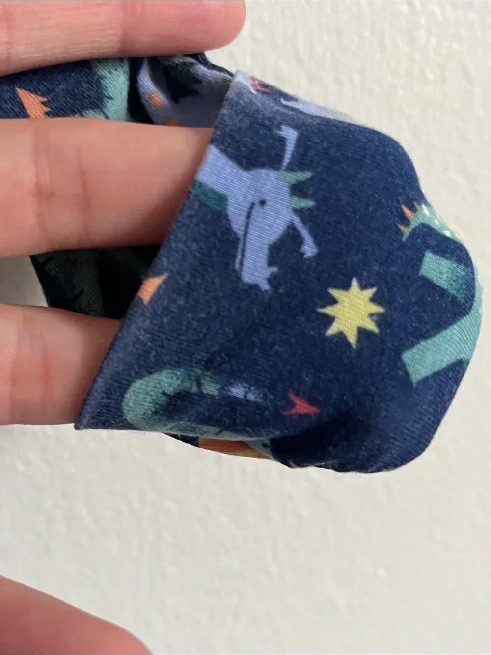 Magnetic Me Navy Dino Print Footed One-Piece size 3-6 months